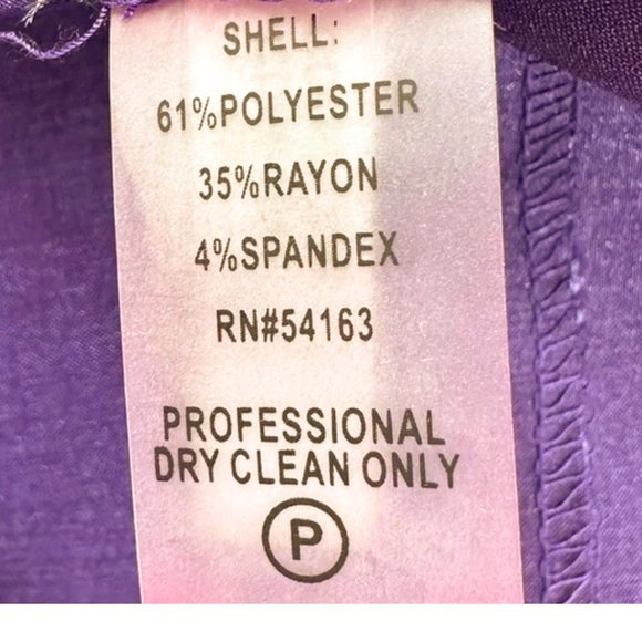 NWT Calvin Klein Purple Sleeveless Square Neck Sheath Dress - Picture 7 of 8